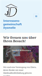 Mobile Screenshot of dysmelie.at